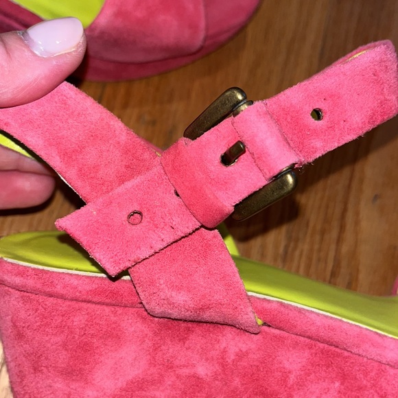 Boden Pink Platform Sandals - Picture 8 of 8